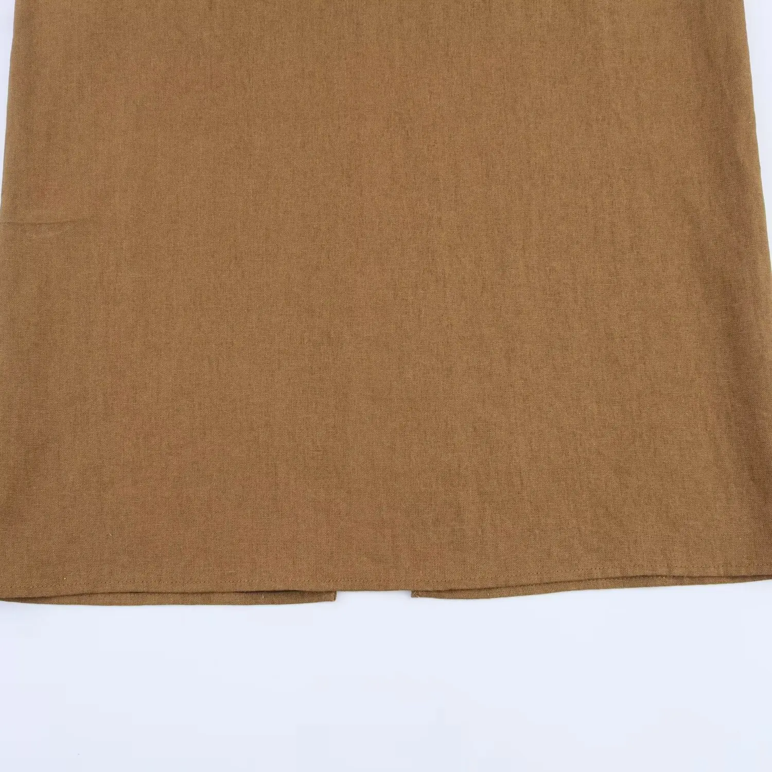 Rose | Linen Backless Slim Midi Dress with Buckle